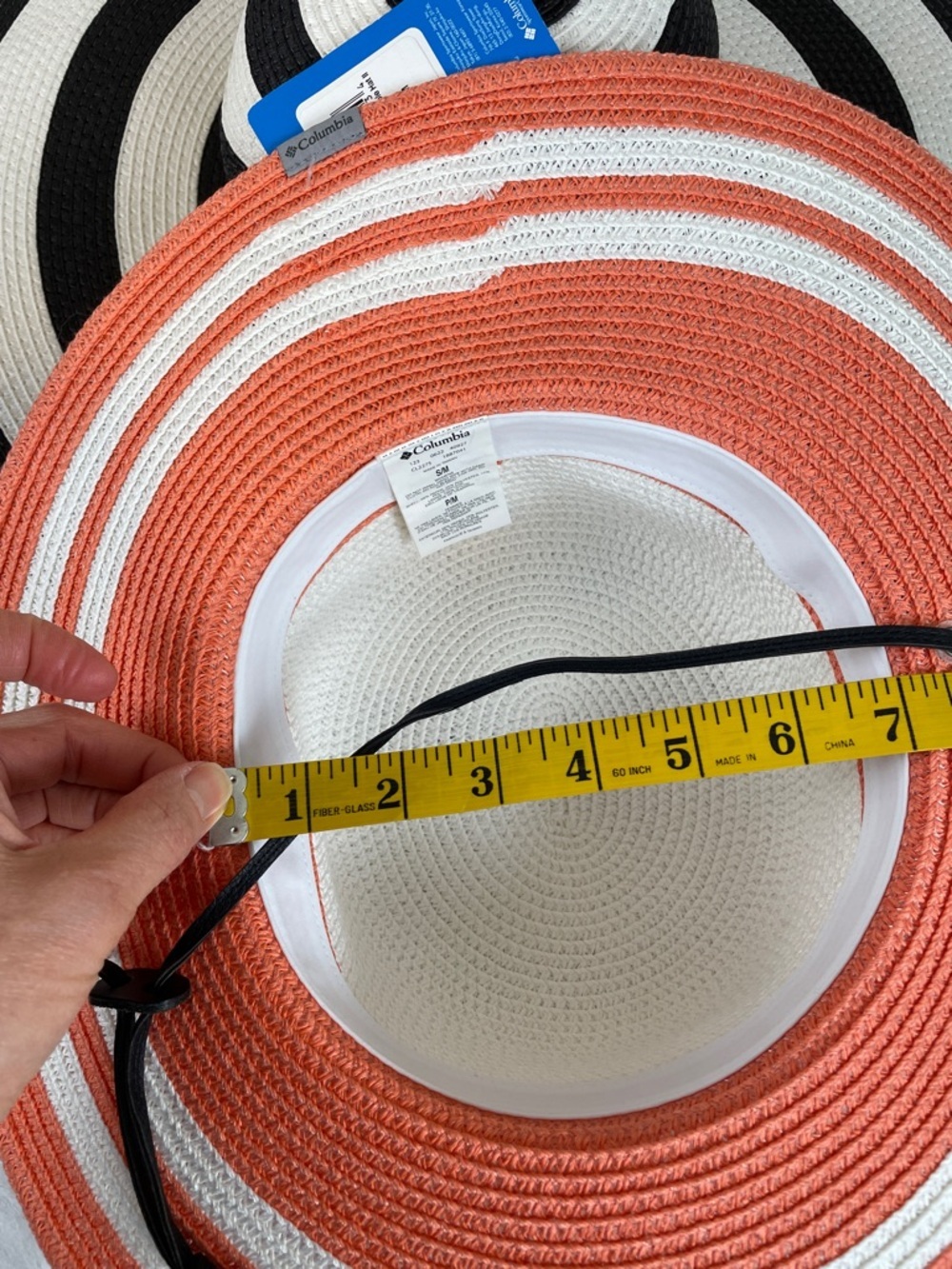 New Columbia Omni shade Wide Brim Straw Sun Hat  and Target hat - Picture 8 of 12